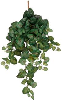Mica Decorations Hedera klimop kunstplant - donkergroen - hangplant - L25 x B25 x H80 cm