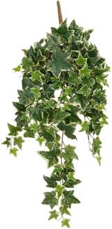 Mica Decorations Hedera klimop kunstplant - groen mix - hangplant - L25 x B25 x H80 cm