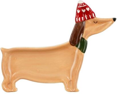 Mica Decorations Hond - Kerstdecoratie - Bruin