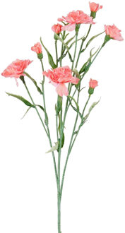 Mica Decorations Kunstbloem Anjer Floristic - H71 cm - roze