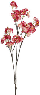 Mica Decorations Kunstbloem Bloesem Floral - H106 cm - roze - kunststof - stelen kunstbloemen - boeket - bloemet