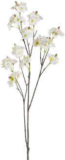 Mica Decorations Kunstbloem Bloesem Floral - H106 cm - wit - kunststof - stelen kunstbloemen - boeket - bloemetjes