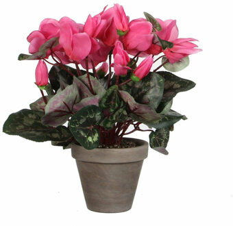 Mica Decorations Kunstplant - cyclaam - roze - 30 cm