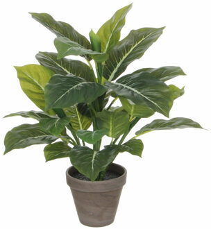 Mica Decorations Kunstplant - philodendron - groen - 49 cm