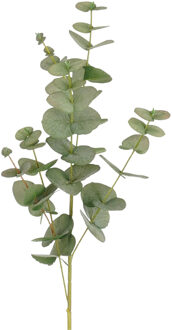 Mica Decorations Kunstplant takken Eucalyptus - H85 cm - groen - kunststof - bladgroen - siertakken