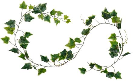 Mica Decorations Kunstplanten Hedera Slinger - 160 x 10 cm - mix groen - kunststof - decoratie - bladmix groen