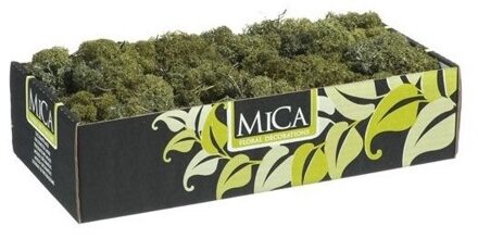 Mica Decorations Mica decoratie rendiermos donkergroen 500 gram/0,5 kilo