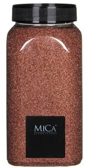 Mica Decorations Mica decoratie zand koper bruin 650 ml