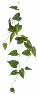 Mica Decorations Mica Decoration kunstplant slinger Philodendron - groen - 115 cm