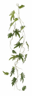 Mica Decorations Mica Decoration kunstplant slinger Philodendron Xanadu - groen - 115 cm - Kamerplant snoer