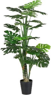 Mica Decorations monstera in plastic pot maat in cm: 160 x 80 Groen