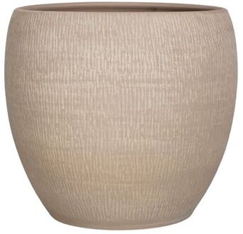 Mica Decorations Morgan Bloempot - 38x38x35 cm - Terracotta - Taupe