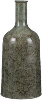 Mica Decorations oliver ronde fles groen maat in cm: 50 x 26