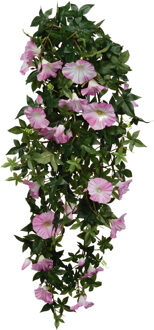 Mica Decorations Petunia Kunst Hangplant - L15 x B20 x H80 cm - Roze