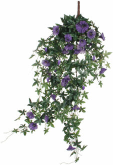 Mica Decorations Petunia Kunstplant Hangend Paars