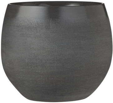 Mica Decorations Plantenpot Douro - grijs - keramiek - 20x18 cm