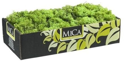 Mica Decorations rendiermos mica l38b19.5h9.3 groen 500gr