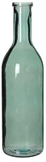 Mica Decorations Rioja Fles Vaas - 50 x 15 cm - Gerecycled Glas - Groen