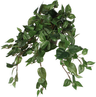 Mica Decorations Scindapsus Kunst Hangplant - H45 x Ø25 cm - Groen