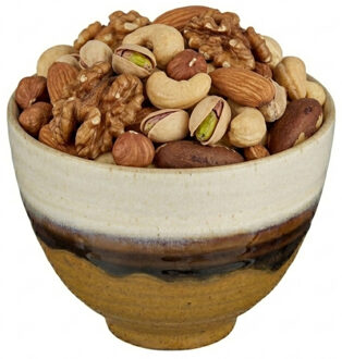 Mica Decorations Serveer/chips schaaltje Ethan - terra - 8 x 11 cm - keramiek - kommetjes