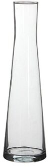 Mica Decorations Uitlopende transparante vaas Ixia - 30 x 4,5 cm - Home Deco vazen