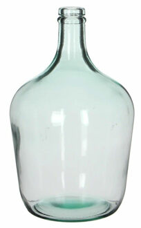 Mica Decorations Vaas Diego - flessenhals - gerecycled glas - 27 x 42 cm