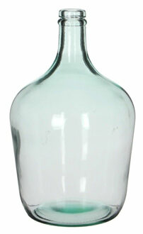 Mica Decorations Vaas Diego - smalle hals - gerecycled glas - 32 cm