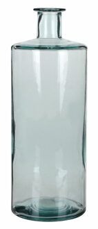 Mica Decorations Vaas Guan 15x40cm transparant gerecycled glas
