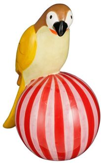 Mica Decorations Vogel - Kerstdecoratie - Geel