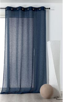 Mica Micao Kant En Klaar Inbetween Gordijn Blauw 145 X 240 Cm