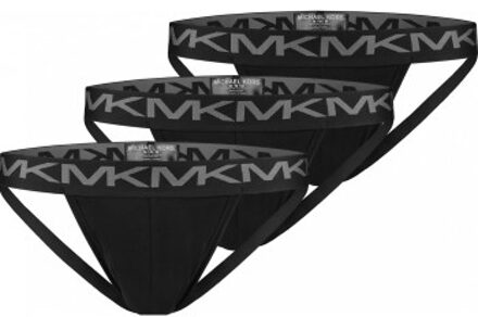 Michael Kors 3 stuks Basic Jock Strap * Actie * Zwart,Blauw - Large