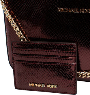 Michael Kors 35F4GGZD6M Dameshandtas en kaarthouderset Bordeaux - One Size