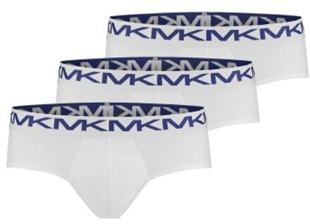 Michael Kors 6 stuks Basic Cotton Stretch Brief * Actie * Zwart,Wit,Blauw,Versch.kleure/Patroon,Grijs - Small