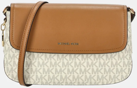 Michael Kors Alice crossbody tas S vanilla/acorn Beige