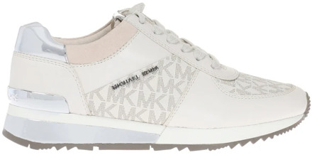 Michael Kors Allie Wrap Trainer Dames Sneakers - Vanilla - Maat 36