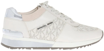 Michael Kors Allie Wrap Trainer Dames Sneakers - Vanilla - Maat 40
