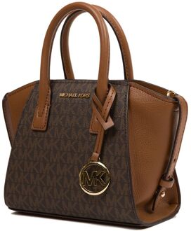 Michael Kors Avril Extra Kleine Schoudertas Bruin - One Size