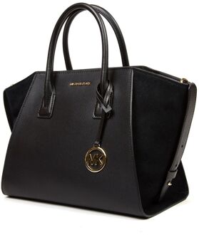 Michael Kors Avril Grote Schoudertas Zwart - One Size