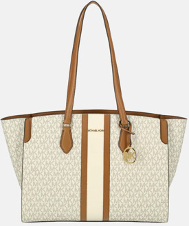 Michael Kors Becca tote shopper L vanilla/acorn Beige