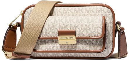 Michael Kors Bradshaw Extra-Kleine Pocket Camera Crossbody Tas Crème - One Size
