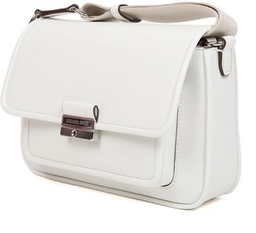 Michael Kors Bradshaw Medium Pocket Schoudertas Wit