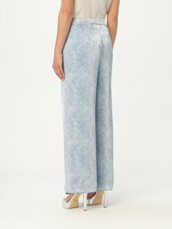 Michael Kors Brede Pantalon met Prints Lichtblauw