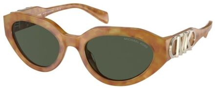 Michael Kors Bruine Acetaat Zonnebril - One Size