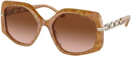 Michael Kors Bruine Acetaat Zonnebril
