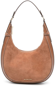 Michael Kors Bruine Crescent Hobo Schoudertas Michael Kors , Brown , Dames - ONE Size