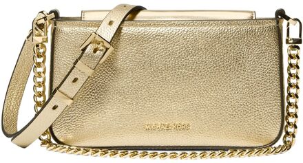 Michael Kors Bryant Crossbody pale gold damestas Goud - H 12.5 x B 19 x D 8 cm