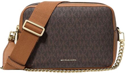 Michael Kors Bryant MD Dblzp Chn Camera Crossbody brn/acorn damestas Bruin - H 12.5 x B 19 x D 8 cm