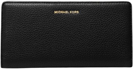 Michael Kors Bryant MD Trifold Wallet black dames portemonnee Zwart - H 9 x B 12 x D 3 cm