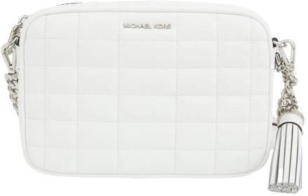Michael Kors Camera Tas in Wit Bianco Michael Kors , White , Dames - ONE Size