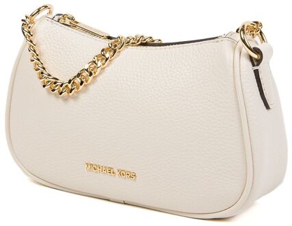Michael Kors Carmela Kleine Pouchette Crossbody Tas Crème